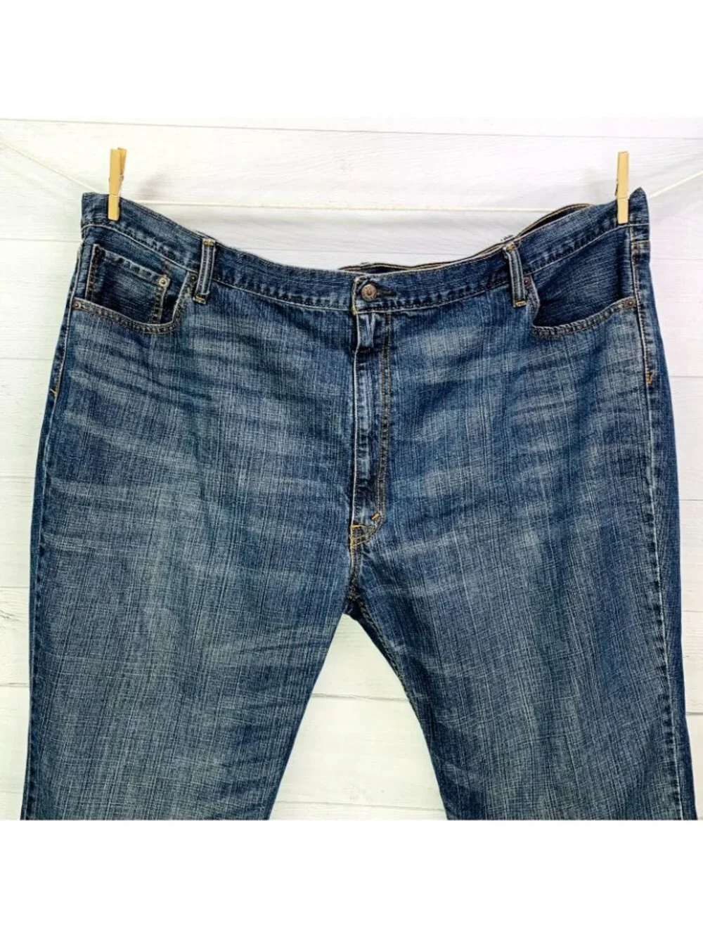Levis Men 559 Relaxed Straight Jean Dark Wash 100% Cotton Denim B&T Size W52 L28